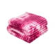 thumbnail image 2 of Manta de Franela, Suave Felpa, Cálida y Acogedora, con Diseño Tie-Dye, Ideal para Sofá, Cama, Oficina y Viajes. Varios Tamaños, Rosa Intenso, Fácil de Limpiar. 150/180/200Cm., 2 of 6