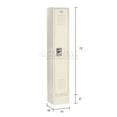 thumbnail image 7 of Single Tier Locker, 15x18x72, 1 Door, Unassembled, Tan, 7 of 7