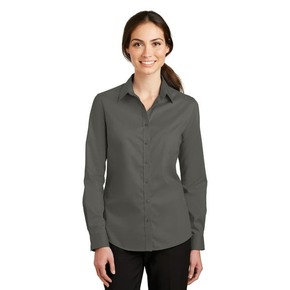 Port Authority Women's SuperPro Twill Shirt. L663