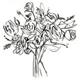 thumbnail image 3 of Warren, Annie 12x12 Black Modern Framed Museum Art Print Titled - Bouquet a Day II, 3 of 5
