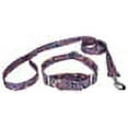 thumbnail image 7 of Country Brook Petz® 3/4 inch Blue Boho Mandala Martingale Dog Collar and Leash, Small, 7 of 7