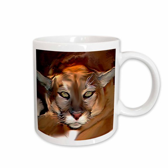3drose, Cougar, 11oz Mug