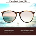 thumbnail image 5 of QiShi Vintage Round Sunglasses for Women Men Classic Retro Designer Style-Leopard, 5 of 8