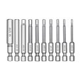 thumbnail image 4 of 20pcs/set Durable & Magnetic Assortment Chrome Plated Hex Bit Set Essential Magnetic Hex Bit Set Versatile Tool Kits, 4 of 4