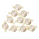 thumbnail image 1 of 10 abalorios de perlas de imitación, colgantes, collares, pulseras, pendientes, accesorios, regalo de joyería para mujer. Beige 2 hoyos 8 mm, 1 of 3