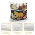 thumbnail image 4 of SHANXI Zodiac Animals Throw Pillow Covers Printed Polyester Cloth Throw Pillow Suitable for Bed Room,Living Room,Floor,Bench Gift for Men Women 20x20in, 4 of 5