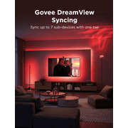 Govee TV Backlight 3 Lite for 40-50 inch TVs,Extra Warm White Light Providing Better Theater Experience, Smart Control Indoor TV Light