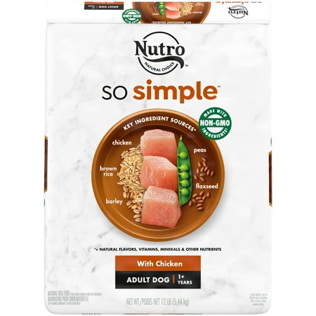 UPC: 0079105129992 | Nutro So Simple With Chicken Adult Dog Food  12 Lb.