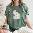 thumbnail image 3 of Leopard Comfort Colors T-shirt, Large Graphic Printed Leopard Image Shirt, Boho Style Leopard Tee, Jungle Shirt, Oversized Trendy Shirt, 3 of 6