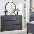 thumbnail image 5 of MIHOVER Modern 7 Drawer Vertical Dresser - 47'' Wood Storage Cabinet with Assembly, Chest of Drawers for Bedroom & Living Room, 5 of 7