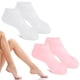 thumbnail image 1 of 2 pares de calcetines de silicona para pedicura y spa para pies para mujer, calcetines de gel para el cuidado de los pies después de la pedicura, para pies secos y agrietados para mujeres (r, 1 of 5