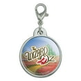 thumbnail image 1 of The Wizard of Oz Ruby Slippers Logo Chrome Plated Metal Pet Dog Cat ID Tag, 1 of 4