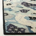 thumbnail image 4 of SAFAVIEH Martha Stewart Poppy Floral Wool Area Rug, Blue, 9' x 12', 4 of 6
