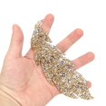 thumbnail image 3 of Rhinestones Patches, 5Pcs Leaves Pattern Rhinestones Applique Iron On Patches For DIY Clothes Backpacks Jeans T-Shirt, 3 of 8