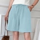 thumbnail image 1 of Puntoco Pantalones cortos de verano para mujer, moda de verano 2024, pantalones holgados de cuarto de Ca Sual con bolsillos, 1 of 6