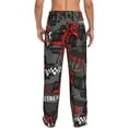 thumbnail image 3 of Sport Cars Racing Grunge Elements Men'S Pajama Pants Soft Sleep Lounge Pants Pjs Bottoms With Pockets X-Large, 3 of 6