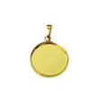 thumbnail image 3 of 20pcs DIY Jewelry Pendant Supplies Round Jewelry Trays Covers Kit Handmade Necklace Chian Accessories (25mm), 3 of 4