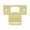 Gold, variant on Deltana TSPE225U10B Extended T-Strike (2-3/4" x 2-1/4" ); Oil Rubbed Bronze Finish
