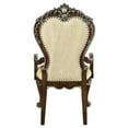 thumbnail image 3 of 2 Antique Oak Armchairs, Padded Back And Seat Cushions, Nail Head Trim, 220lb Weight Capacity, 24" Width, 20" Depth, 19" Height, 44" Synthetic Wood Chair With Seats Arm Of In Finish, Seat, 220lbs, 3 of 4
