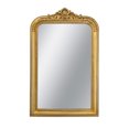 thumbnail image 2 of Lisonu 24x38" Arched Wall Mirror with Ornate Gold Crest, Rococo Style Decorative Accent Mirror, MDF Wood Frame for Entryway, Living Room, or Bedroom, 2 of 7