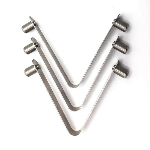 Sina Industries SW-10-033 Stainless Steel V-Clips - Pack of 3