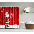 thumbnail image 2 of Cortina de la ducha trazador de líneas del cuarto de baño Papá Noel # 2 Fanmusic Cortina de la ducha, 2 of 4