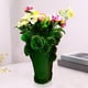thumbnail image 5 of Jarrón de flores, contenedor decorativo, arreglo, decoración artística, adornos, suministros, flores Verde, 5 of 8