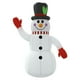 thumbnail image 5 of Muñeco de nieve inflable VidaXL para decoración navideña con luces LED, 5 of 9