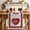 Red, variant on Red Valentine's Day Table Runner 108 Inches Long Farmhouse Dress Scarves, Love Heart Roses Romantic Rustic Dining Tablerunner for Coffee Table/Kitchen Island/Party Décor, 13" x 108"