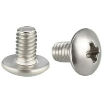 Unique Bargains Machine Screws, M2.5x4mm Phillips Screw, 304 Stainless Steel, Fasteners Bolts 100Pcs