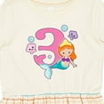 thumbnail image 4 of Inktastic I Am 3 Years Old Birthday with Mermaid Girls Toddler Dress, 4 of 5