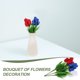 thumbnail image 4 of unbranded 3Ud Flores Artificiales Para De Casa Y Centro De, 4 of 7