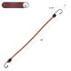 thumbnail image 2 of Bungee Cords, paquete de 10 cuerdas de goma de 45 cm con ganchos resistentes, 2 of 4