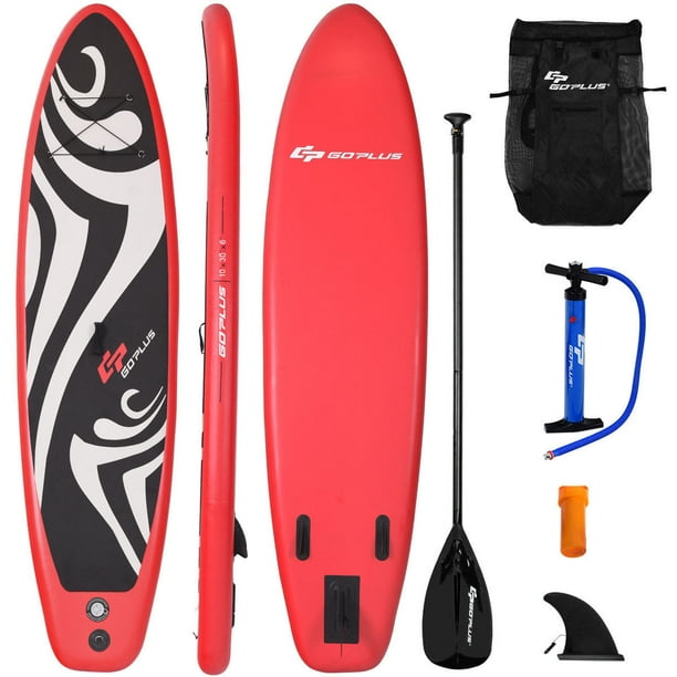 Goplus 10' Inflatable Stand up Paddle Board Surfboard SUP W/ Bag