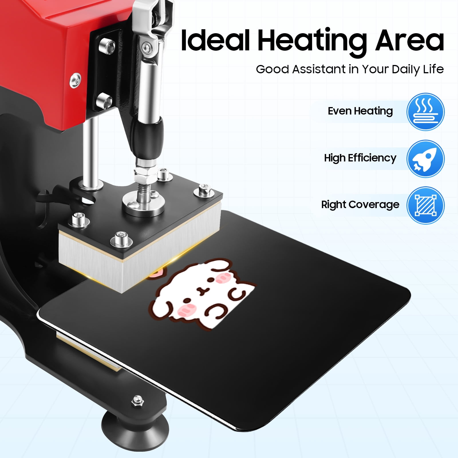 Hot Press Machine, Heat Press Machine for T Shirts, Electric Hot Press Machine