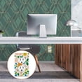 thumbnail image 6 of Yayeee Duplex Wall Plate 1-Gang 4.5"x2.7" Home Receptacle Light Switch Decorative Outlet Cover, Retro Orange Floral, 6 of 7