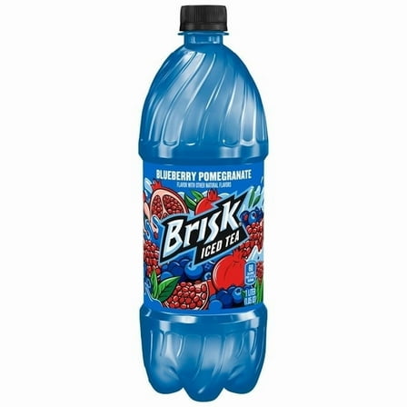 Brisk Iced Tea Blueberry Pomegranate 1 Liter Bottle
