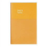 Kokuyo Jibun Notebook DAYs mini Notebook 2023 B6 Slim Monthly Yellow Ni-JDM1Y-23 Starting January 2023