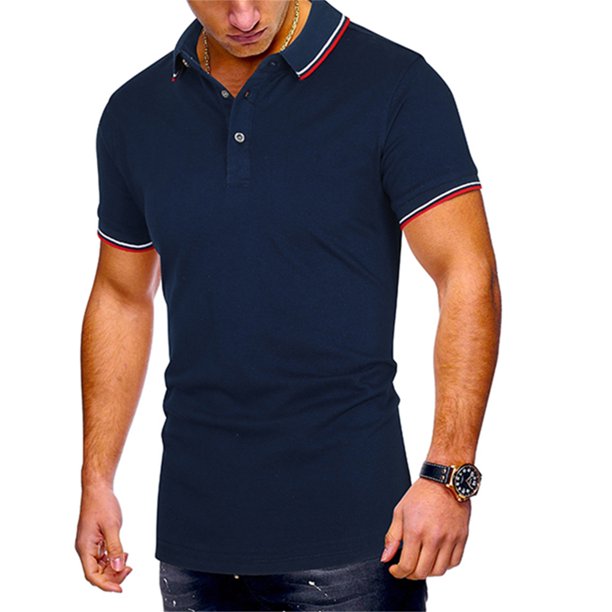 SAYOO Camisetas casuales de manga corta para hombres SAYOO moda