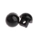 thumbnail image 3 of 2x 100 pieza 6 Plástico Negro DIY Juguetes para Fabricación de Peluche Hugo Ojos de botón de hongo, 3 of 10