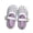 Gray, variant on Kids Breathable Hole Sandals Adjustable Strap Closed Toe Anti-Slip Summer Shoes for Girls