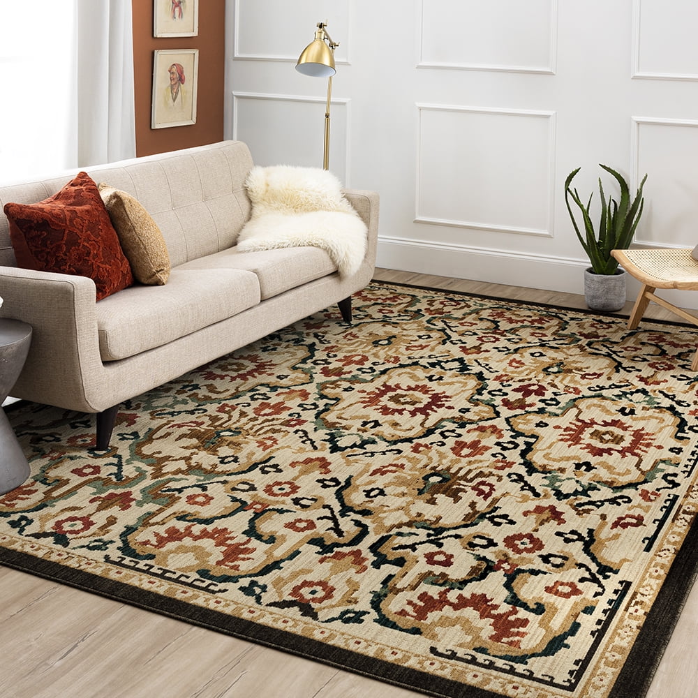 Mohawk Home Gwydrin Woven Indoor Area Rug, Cream, 6' x 9'