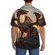 thumbnail image 3 of Balery Sky Sunset Bronze Dragon Camisa Casual de Manga Corta con Botones para Hombre, Texturizada, Estilo Cubano, para Playa, Verano-X-Large, 3 of 5