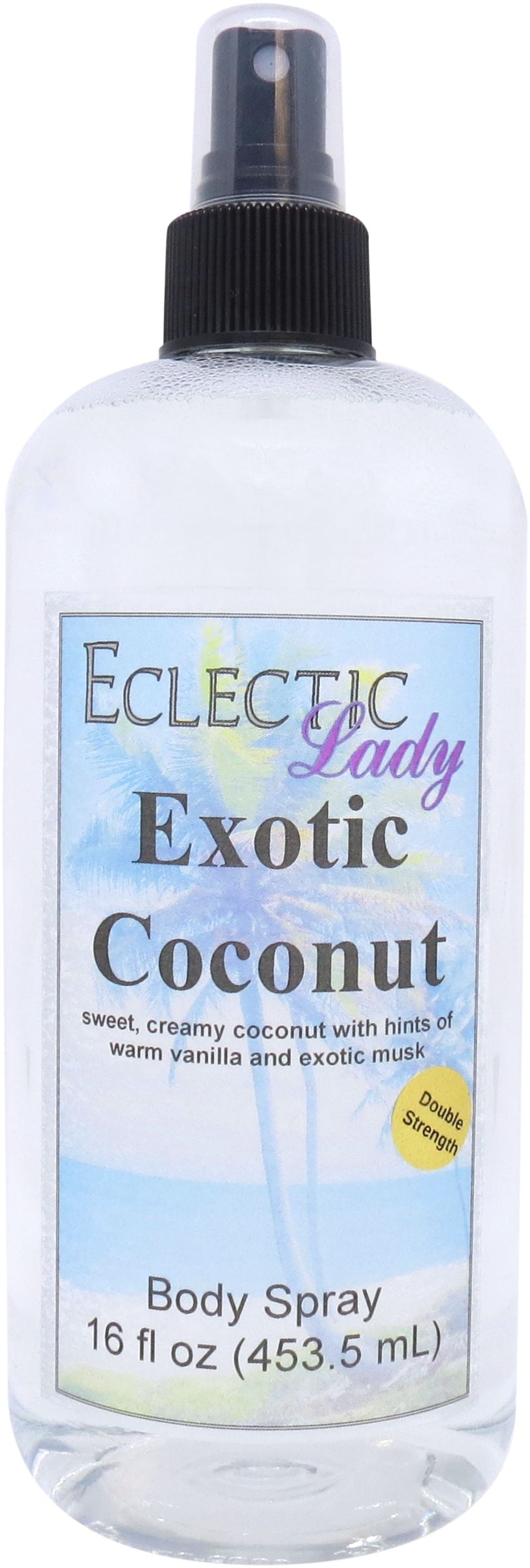Exotic Coconut Body Spray, Eclectic Lady, Hydrating Mist, Unisex