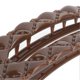 thumbnail image 4 of 10pcs Metal Snap Hair Clip Plaid Vintage Wide Tooth Hair Clip Barrette for Makeup Brown, 4 of 4