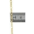 thumbnail image 5 of Real 10K Yellow Gold Solid Figaro Chain 3.50mm Necklace Lobster Clasp 16 Inch, 5 of 6