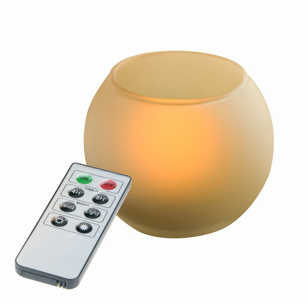 Battery Operated Flameless LED Candles with Remote Timer Flickering