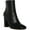Black Paris, variant on Womens Carra Faux Leather Lug Sole Ankle Boots