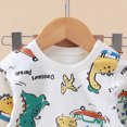 thumbnail image 4 of Kaprioy Baby Toddler Boy Clothes Fall Winter Outfit Long Sleeve Sweatshirts Pants Set 6 9 12 18 24 Months 3T 4T 5T Boy Clothes Boys Clothes Boys Outfits, 4 of 7