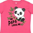 thumbnail image 4 of Inktastic My Papa Loves Me- Cute Panda Boys or Girls Toddler T-Shirt, 4 of 5